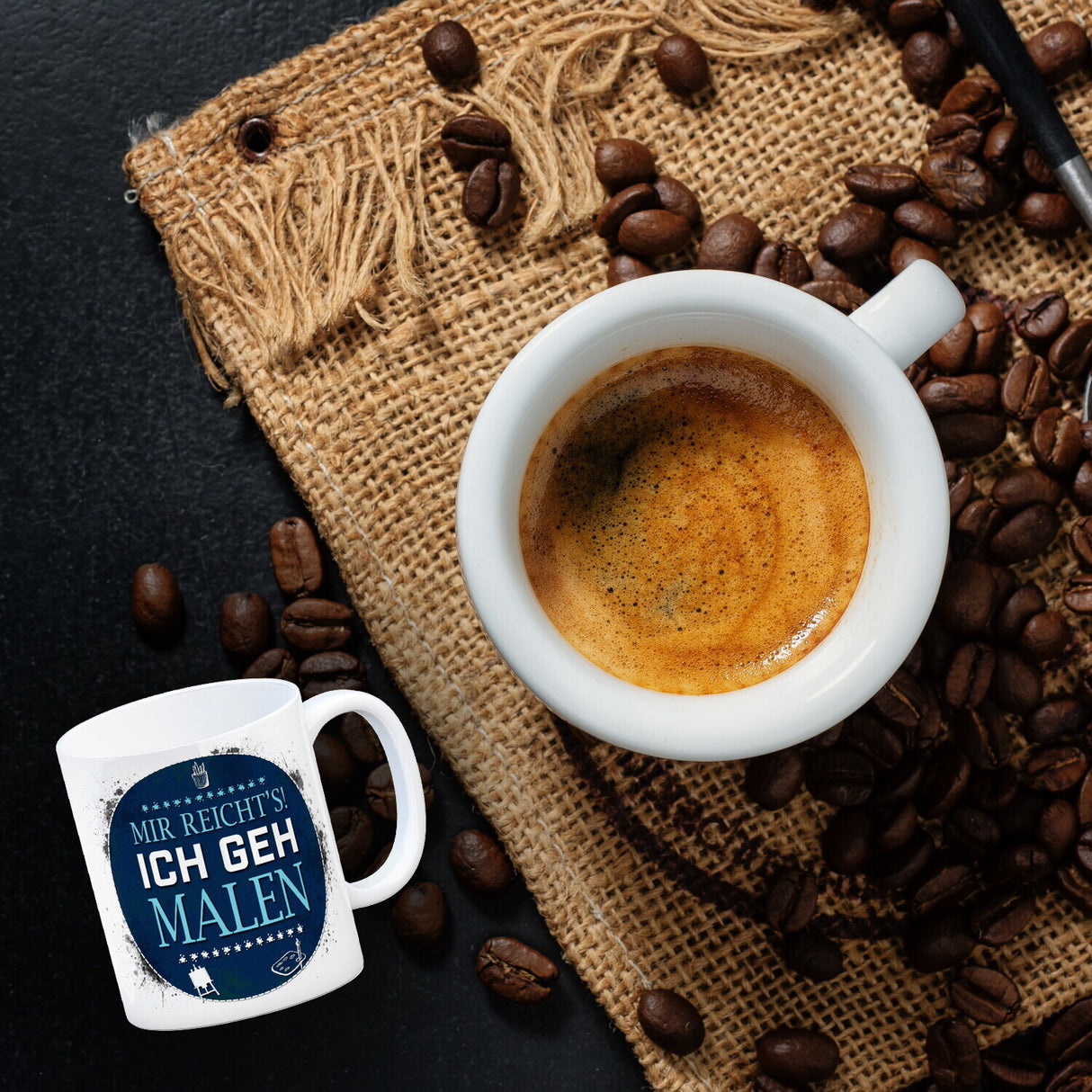 Mir reicht's! Ich geh malen Kaffeebecher