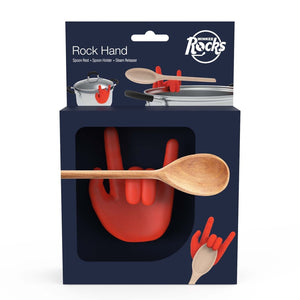 Heavy Metal Hand Topfwächter mit Kochlöffelhalter