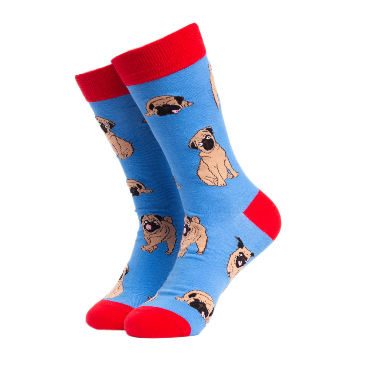 Mops Hund Soctopus Socken in 37-42 im Paar