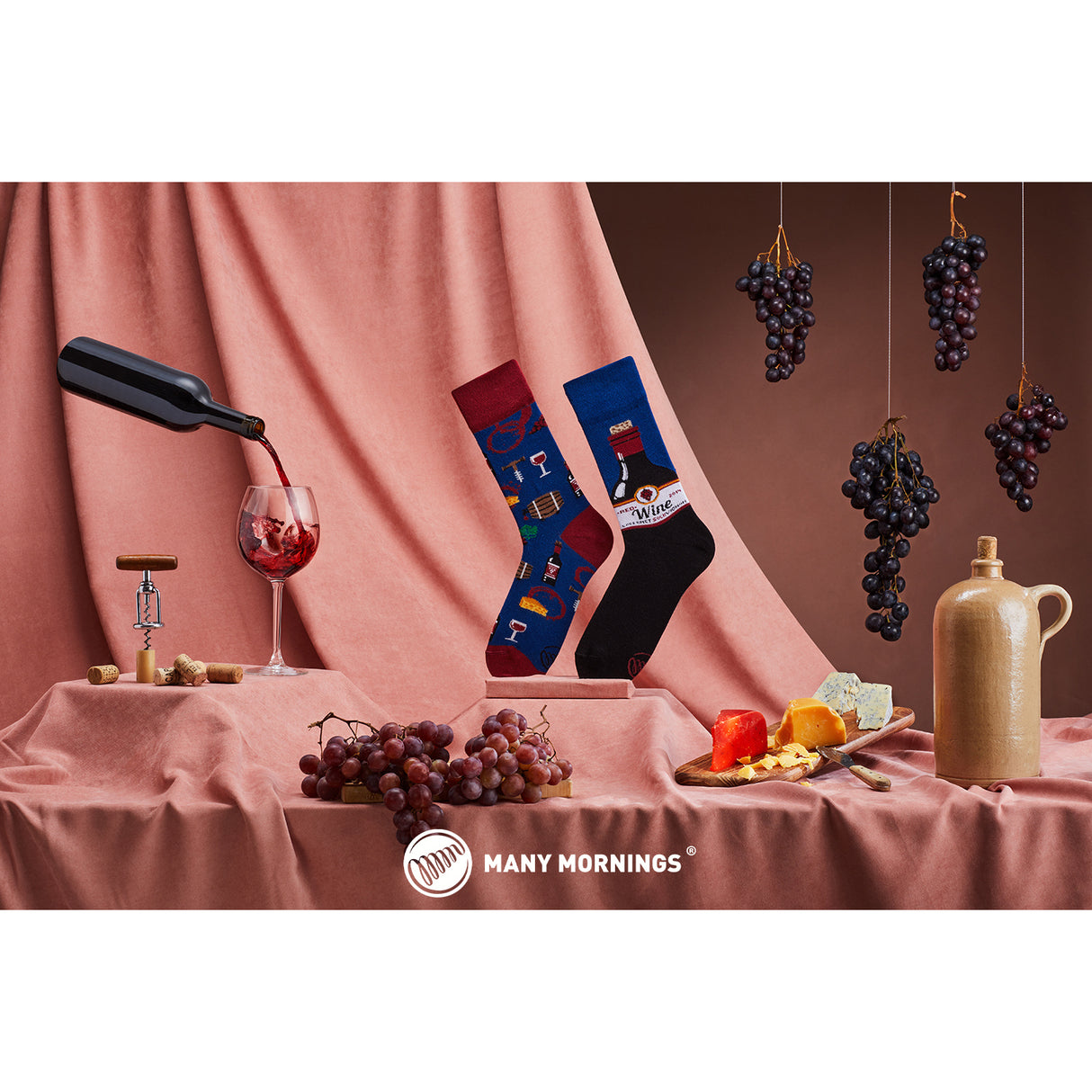 Cabernet Sockvignon Many Mornings Socken in 43-46 im Paar