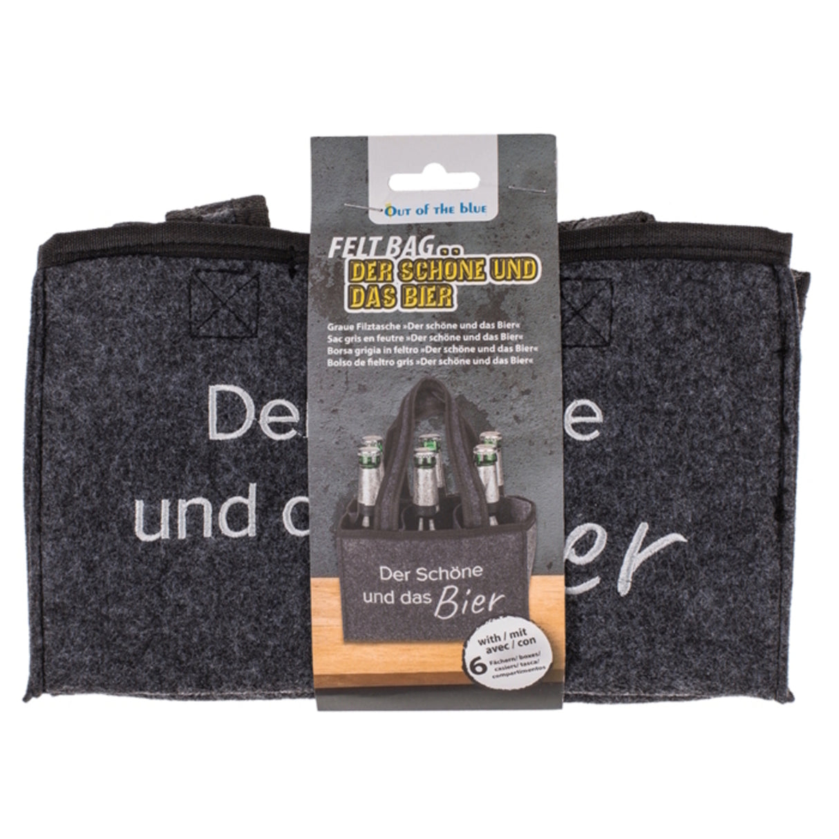 Der Schöne und das Bier Tragetasche für 6 Bierflaschen