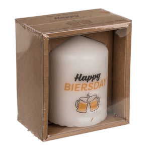 Happy Biersday Kerze