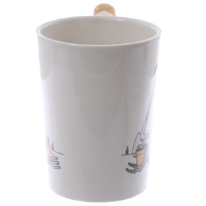 Gartenwerkzeuge Kaffeebecher mit Gartenschaufel Henkel