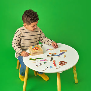 Verrücktes Tier Puzzle aus Holz