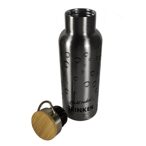 Nicht reden! Trinken Thermoflasche mit Bambusdeckel