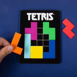 Tetris Denksportaufgabe Puzzle aus Holz
