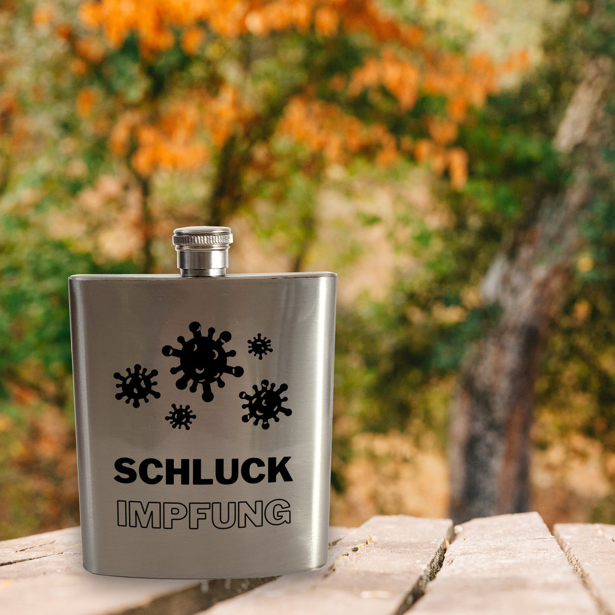Schluckimpfung Flachmann