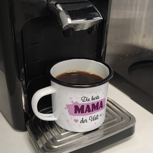 Die beste Mama der Welt Emailletasse