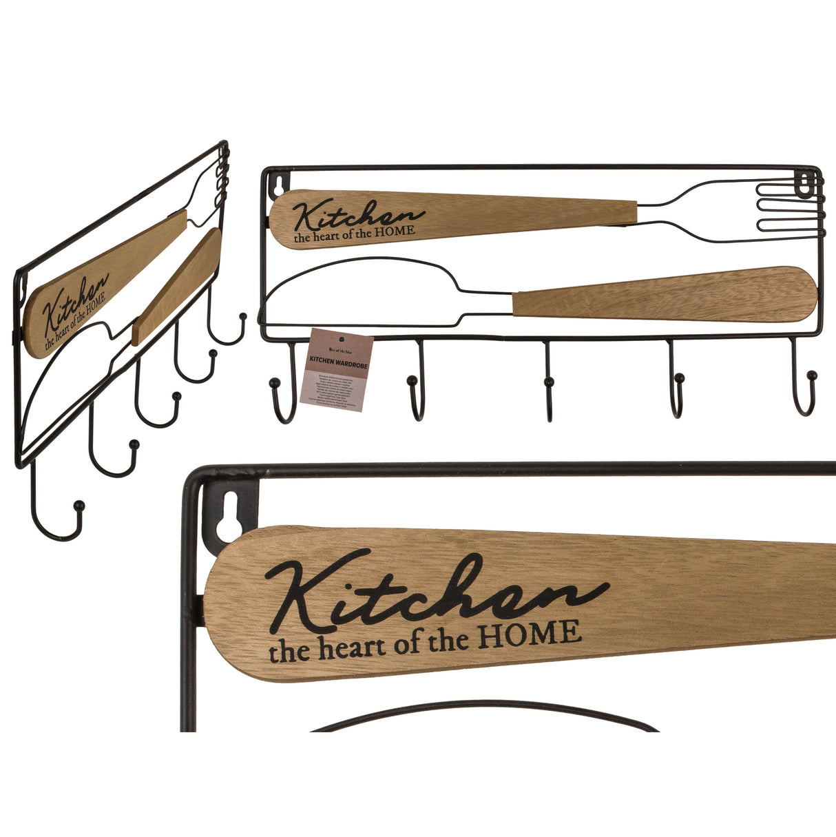 Kitchen - the heart of the HOME Garderobe mit 5 Haken