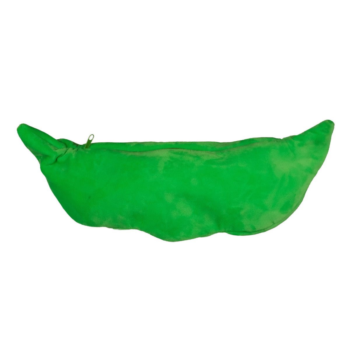 Grüne Erbsen in der Schote Kuscheltier