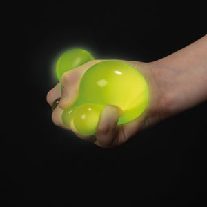 Leuchtende Glow in the Dark Wurfbälle im 12er Set