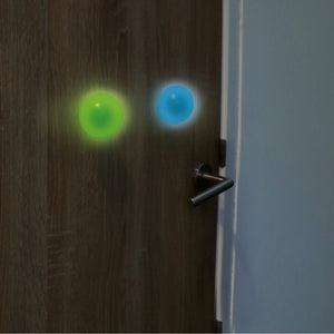 Leuchtende Glow in the Dark Wurfbälle im 12er Set