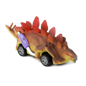 Dinosaurier Spielzeugautos mit Rückzugmotor im 4er Set