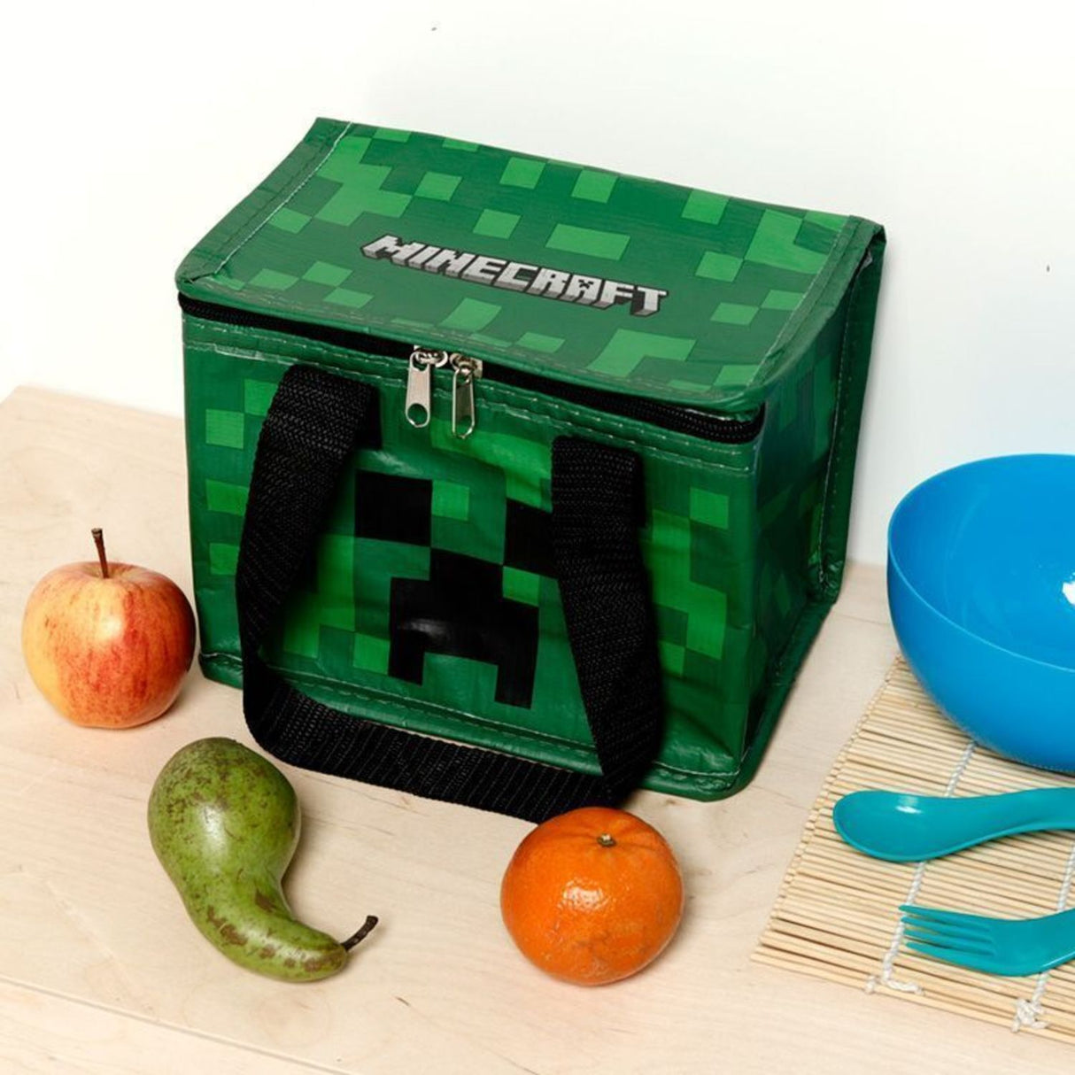 Minecraft Creeper Kühltasche aus recycelten Plastikflaschen