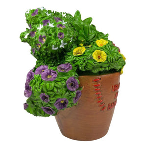 Urlaub auf Balkonien Blumentopf Spardose