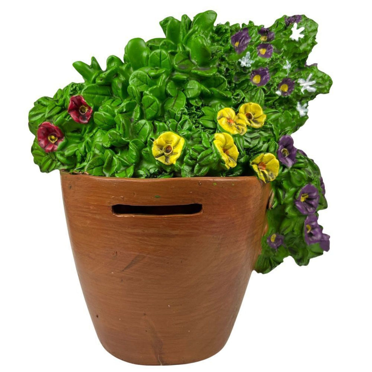Urlaub auf Balkonien Blumentopf Spardose