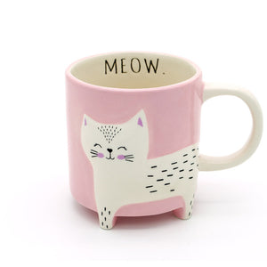 Meow Katze Kaffeebecher