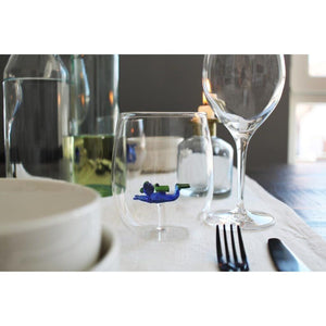 Taucher Trinkglas aus mundgeblasenem Glas