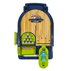 Mini Tisch Bowling Spielzeug mit 10 Pins und Bällen