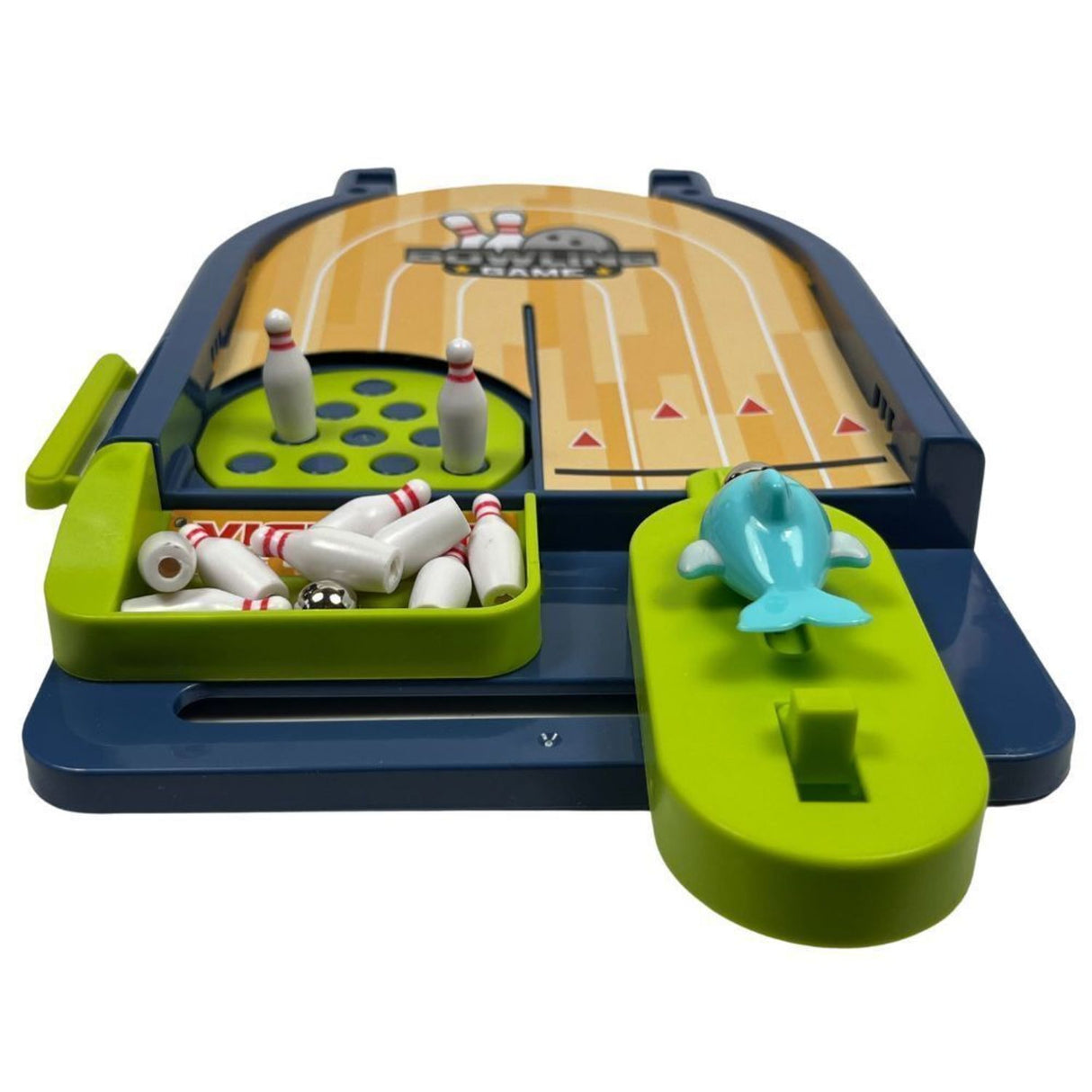 Mini Tisch Bowling Spielzeug mit 10 Pins und Bällen