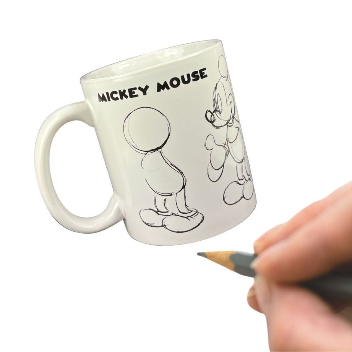 Micky Maus Skizze Kaffeebecher