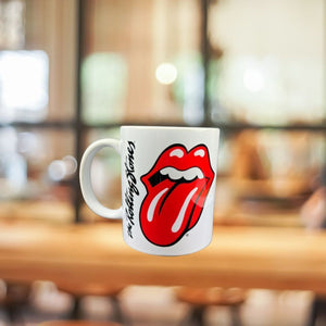 The Rolling Stones Tongue & Lips Logo Kaffeebecher