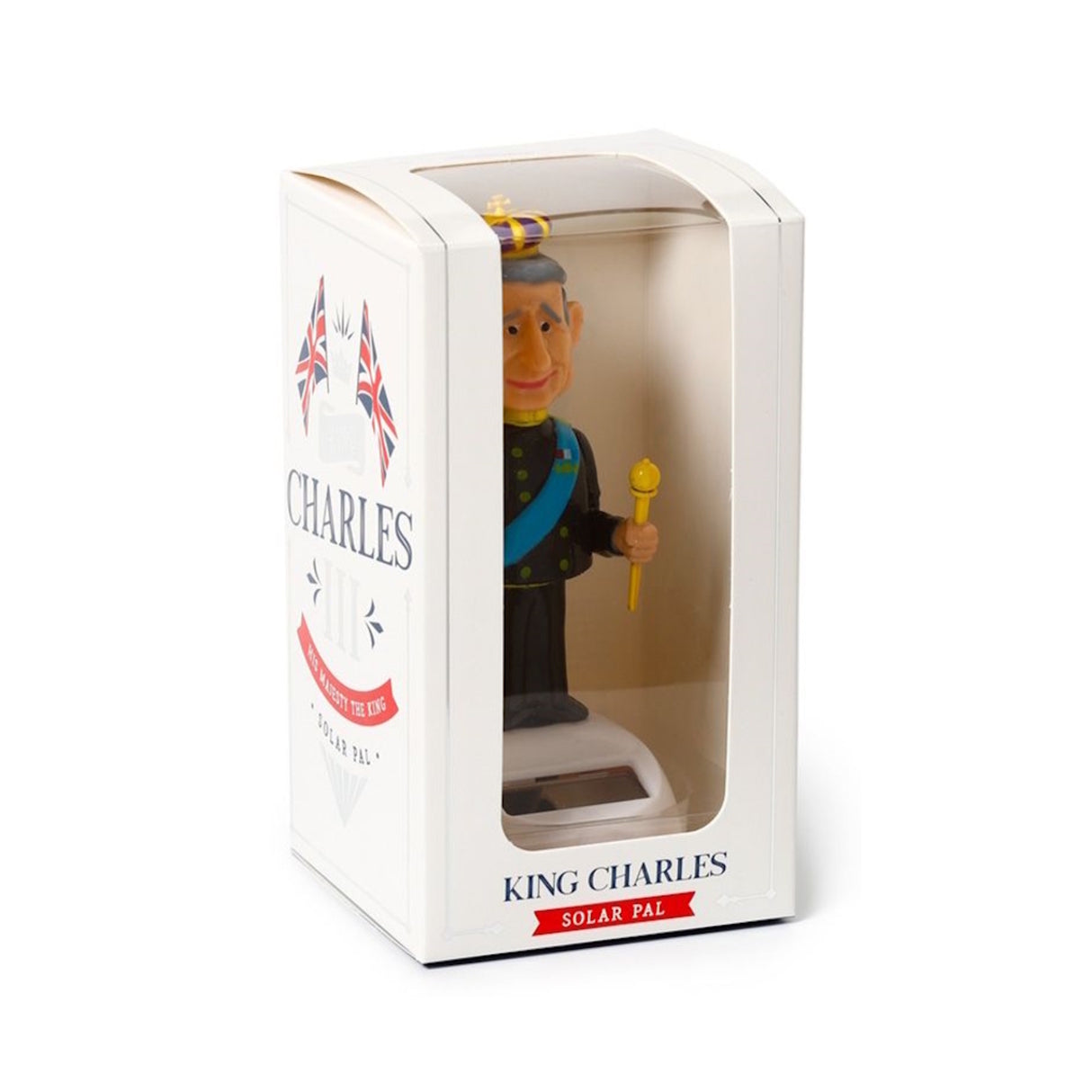 King Charles Solarfigur