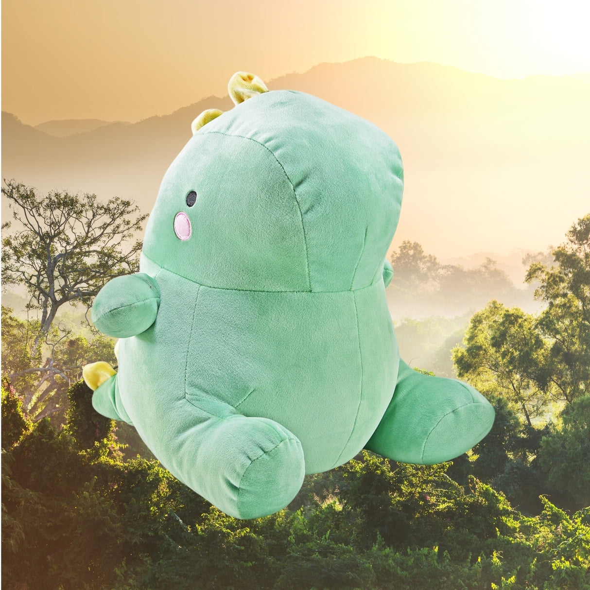 Dino XL Kuscheltier in grün