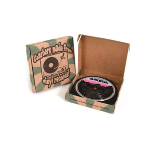 Vinyl Untersetzer im 10er Set aus echten Schallplatten im zufälligen Design