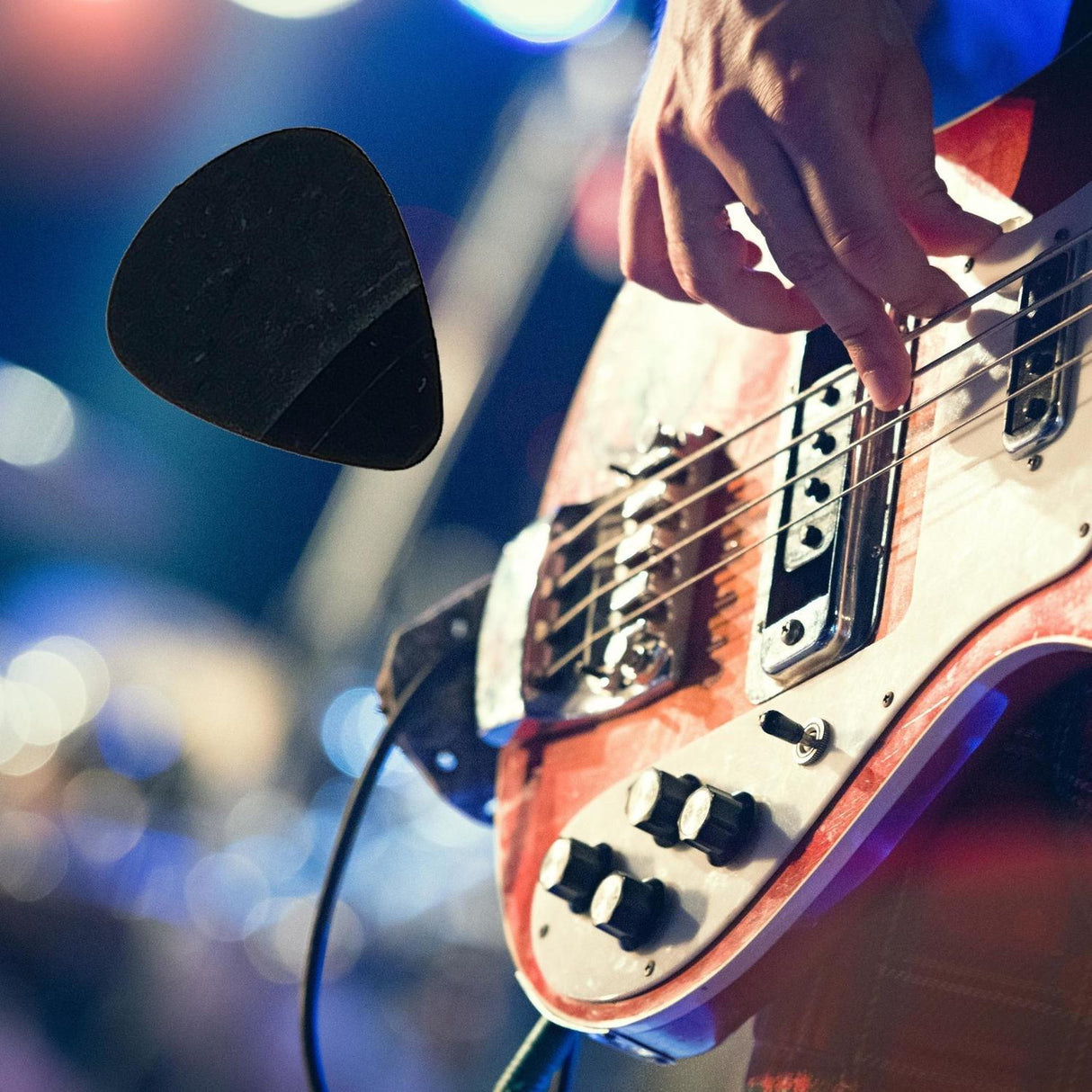 Vinyl Gitarren Plektren aus echten Schallplatten im 8er Set