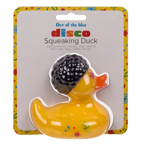 Disco Badeente mit cooler Brille und Frisur