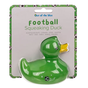 Fußball Badeente in grasgrün