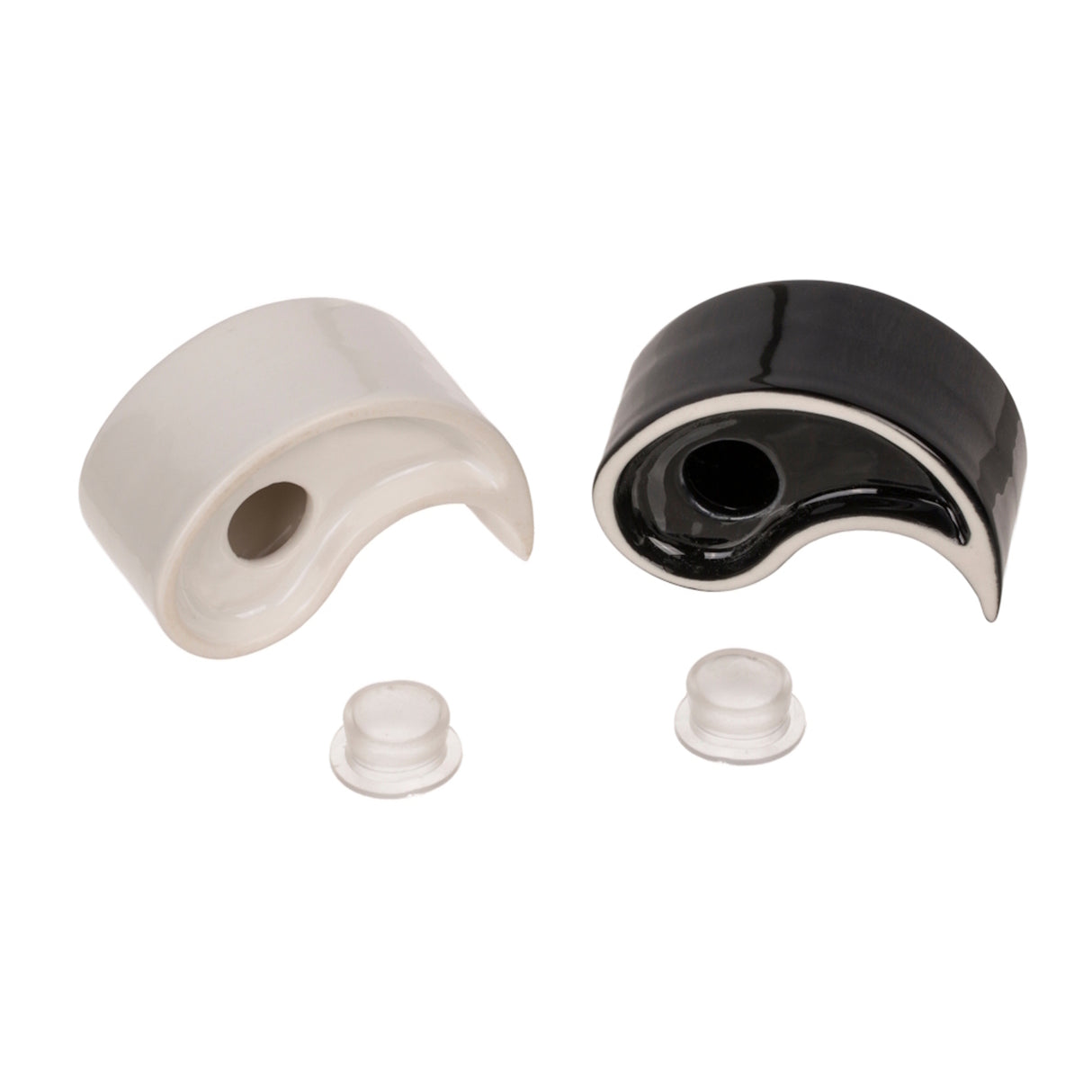 Yin & Yang Salz- und Pfefferstreuer Set aus Keramik