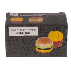 Burger & Pommes Salz- und Pfefferstreuer Set aus Keramik