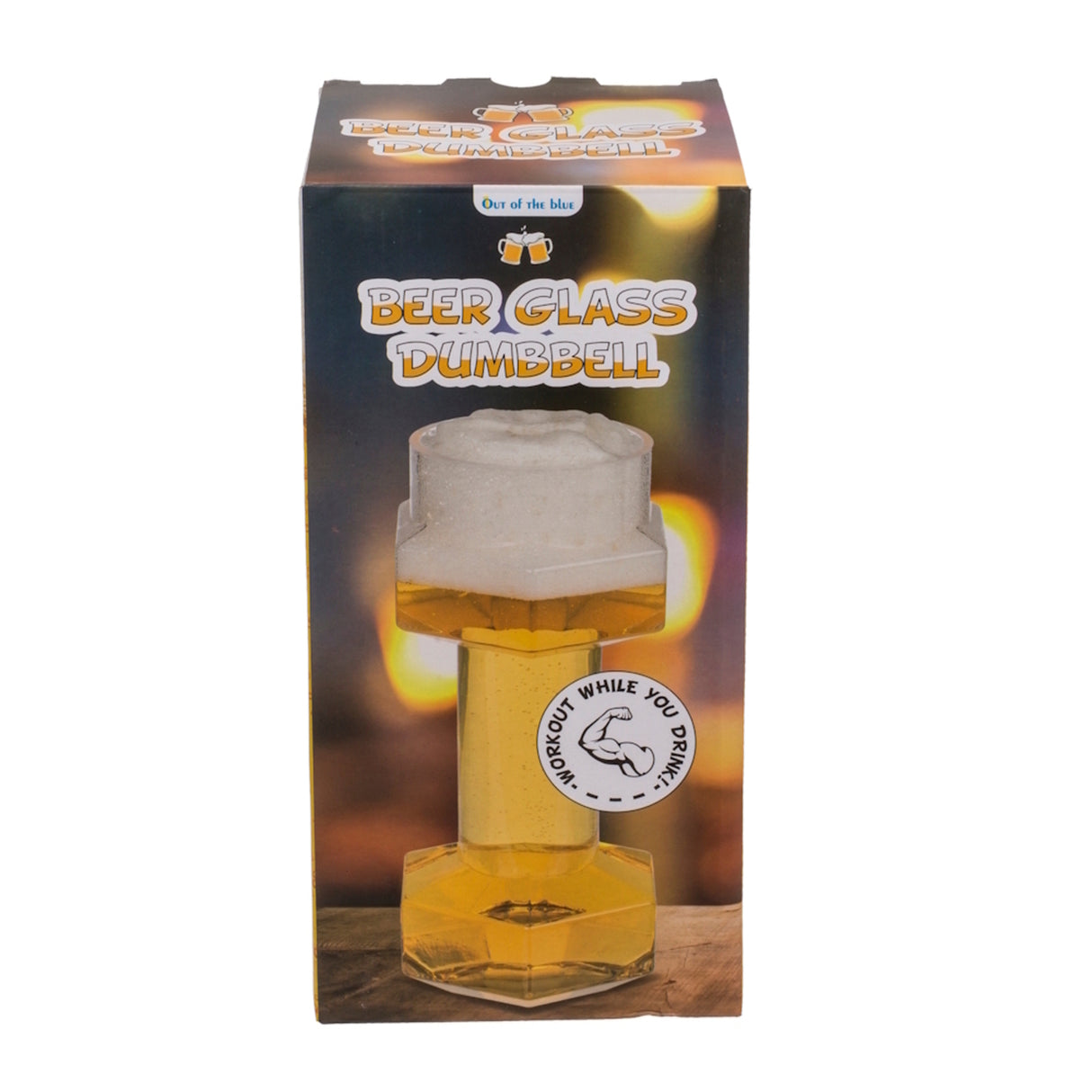 XXL Hantel Bierglas mit ca. 700ml Fassungsvermögen