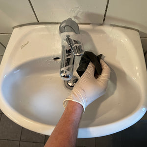 Universal Wischtuch auf Rolle in schwarz 1x50 Tücher Putzlappen oder Reinigungstücher