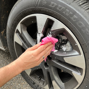 Universal Wischtuch auf Rolle in pink 3x50 Tücher Putzlappen oder Reinigungstücher