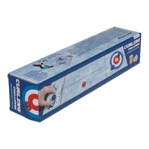 Trinkspiel Tischcurling Curling Partyspiel mit zwei Shotgläsern