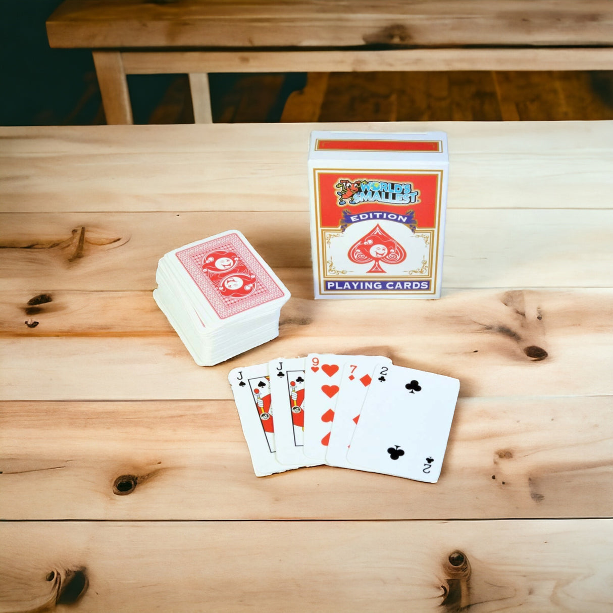 World´s Smallest Mini-Pokerkarten Spielkarten