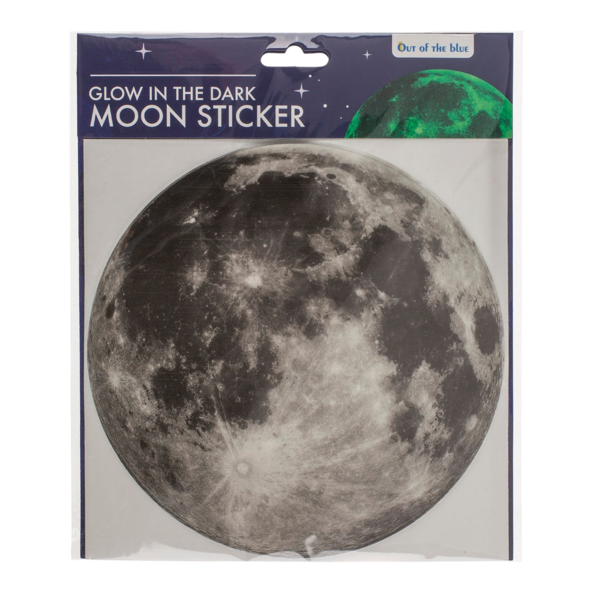 Leuchtsticker Mond Wandsticker Glow in the Dark Leuchtaufkleber