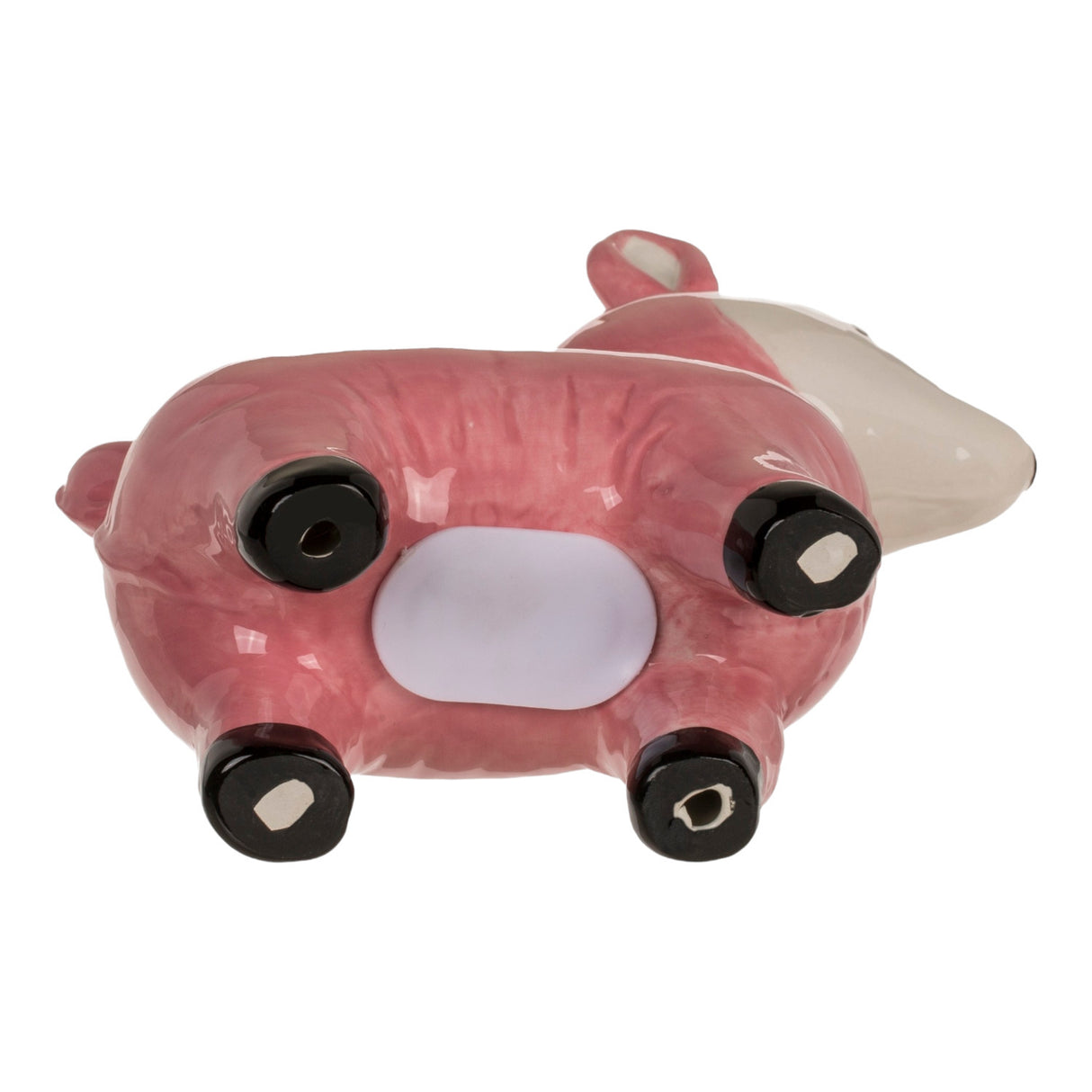 Spardose Reh Rehkitz Sparschwein aus Keramik in Rosa