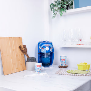 SLUSH PUPPiE Slush-Eismaschine Slusheis-Küchengadget für Zuhause mit Bechern und Strohhalmen