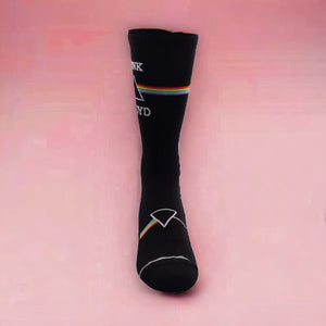 Socken Pink Floyd The Dark Side of the Moon Fanartikel schwarz in 40-46 im Paar