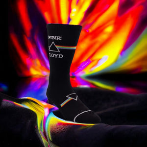 Socken Pink Floyd The Dark Side of the Moon Fanartikel schwarz in 40-46 im Paar