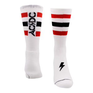 Socken AC/DC High Voltage Fanartikel Strümpfe in weiß in 43-47 im Paar