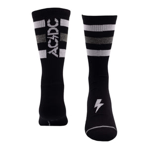 Socken AC/DC High Voltage Fanartikel Strümpfe in schwarz in 43-47 im Paar