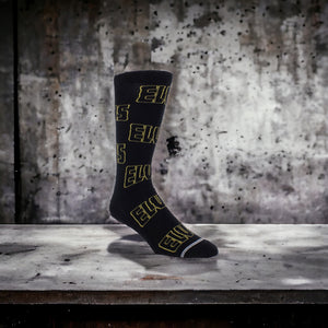 Socken Elvis Presley Allover Fanartikel mit Geschenkbox in 40-46 im Paar