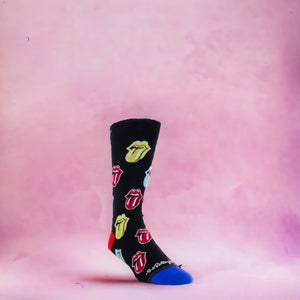 Socken The Rolling Stones Fanartikel Classic Tongue bunt in 40-46 im Paar