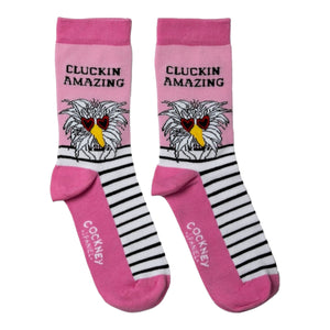 Hot Chick Socken Geburtstagsgeschenk für beste Freundin Huhn Strumpf in 37-42 (3 Paare)