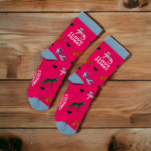 I love pussy Socken Funsocken Damen Katzen Strümpfe in 37-42 im Paar